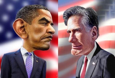 Obama vs Romney - Image courtesy of DonkeyHotey