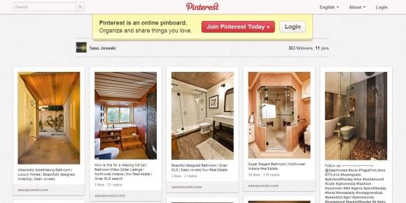 Pinterest can be hugely beneficial for real estate agents