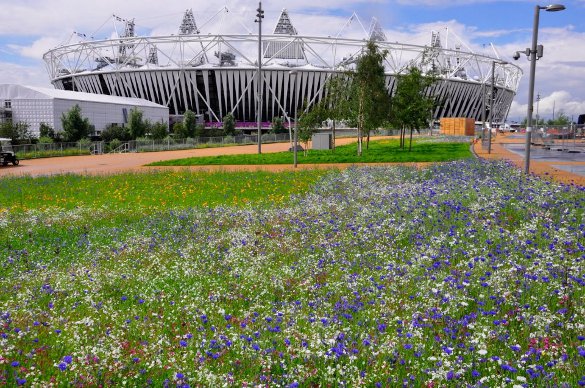The Olympic park now - courtesy The University of Sheffield