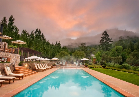 The only way to live in the wilderness, Calistoga Ranch