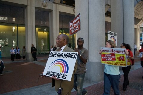 Foreclosure protest