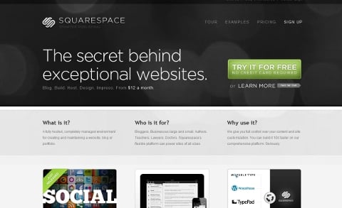 Build a site with Squarespace