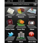 JLL iPhone app home screen