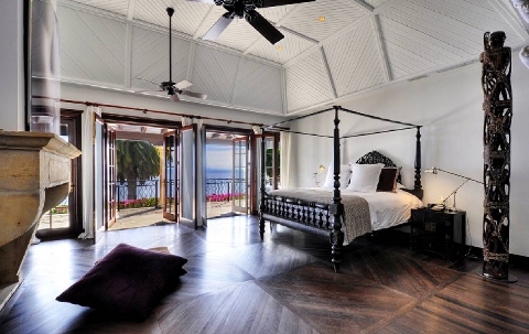 Sleeping soundly in a 2,000 square foot bedroom