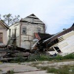 Katrina-damaged house