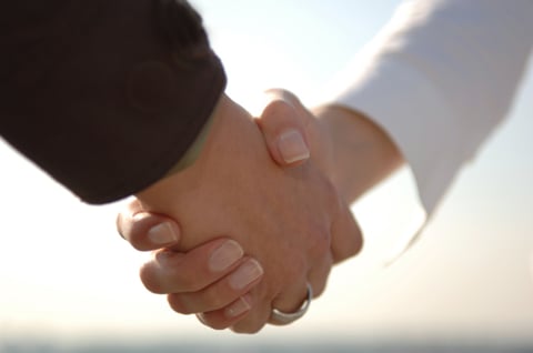 shake hands on seller finance