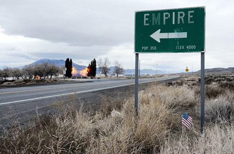 Empire, nevada, is to close its doors at the end if June