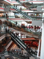 mall's seven levels. 