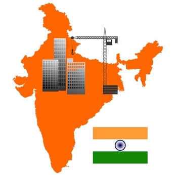 construction in India vector