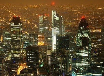 city of london night