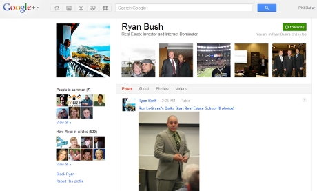 Ryan Bush rocking the web with real estate know how. 