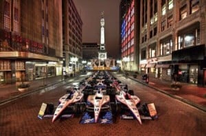 Monument Circle downtown Indianapolis
