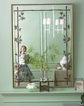 Martha Stewart Stenciled Mirror