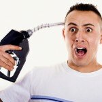 Rising gas prices drive us crazy - but not that crazy! © duckman76 - Fotolia.com
