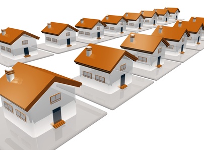 3D residential block house