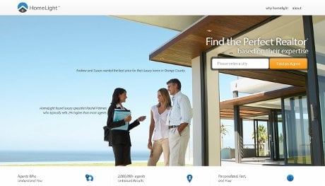 HomeLight landing page