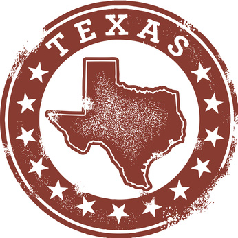 Vintage Texas State Stamp