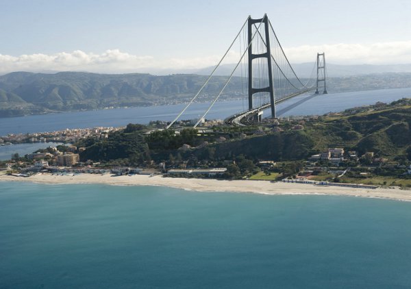 Projected Messina Bridge