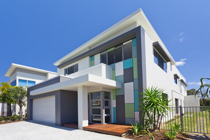 Modern house front