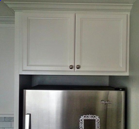 Maximizing Space Above The Refrigerator, How To Install Kitchen Cabinets Over Fridge