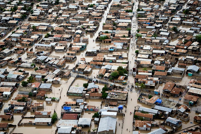 Huriccane Tomas Floods Streets of Gonaives Haiti