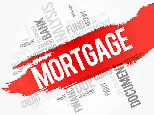 MORTGAGE word cloud business concept