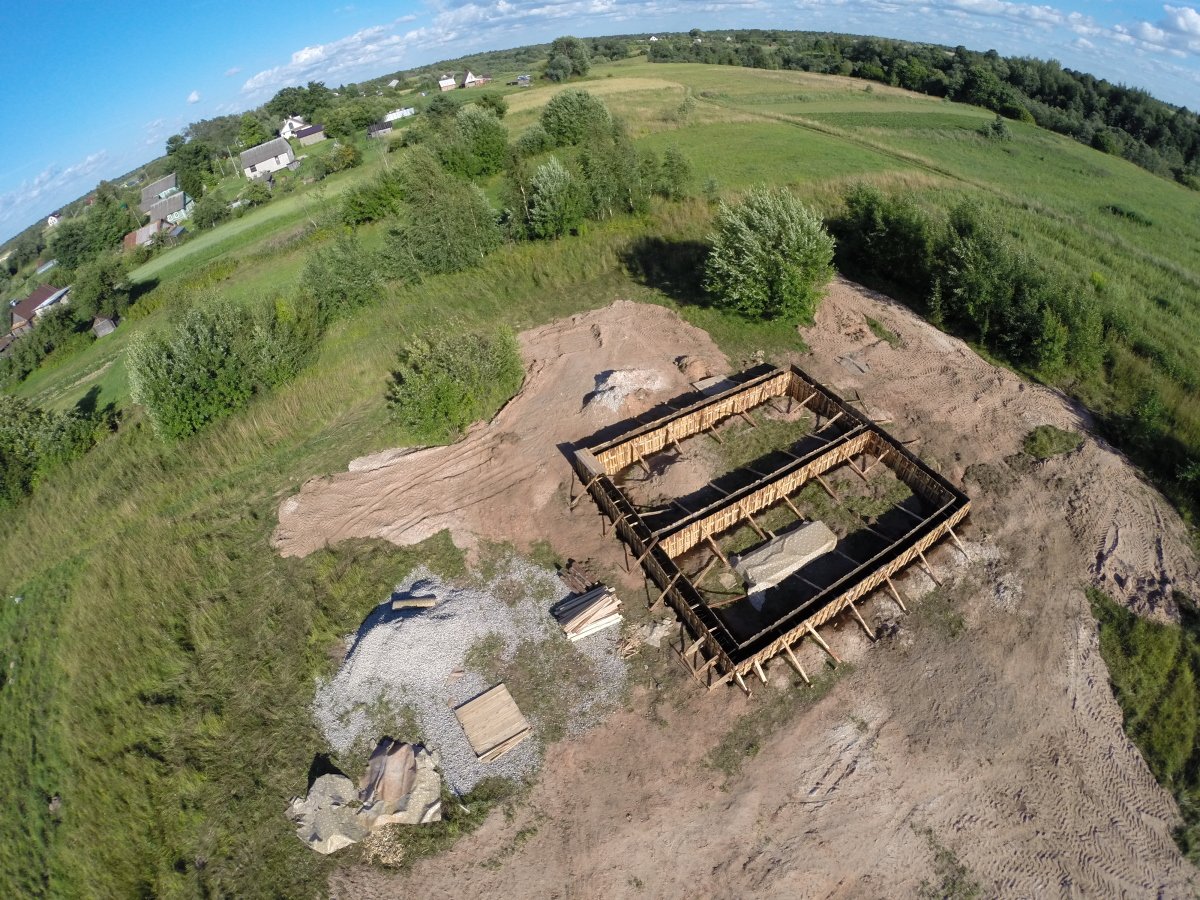 Bird's eye view of our site