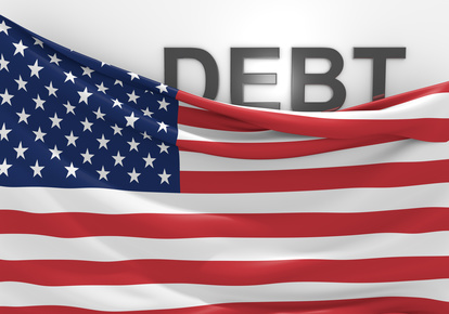 United States national debt and budget deficit financial crisis