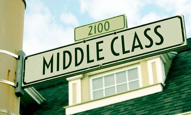 middle class sign