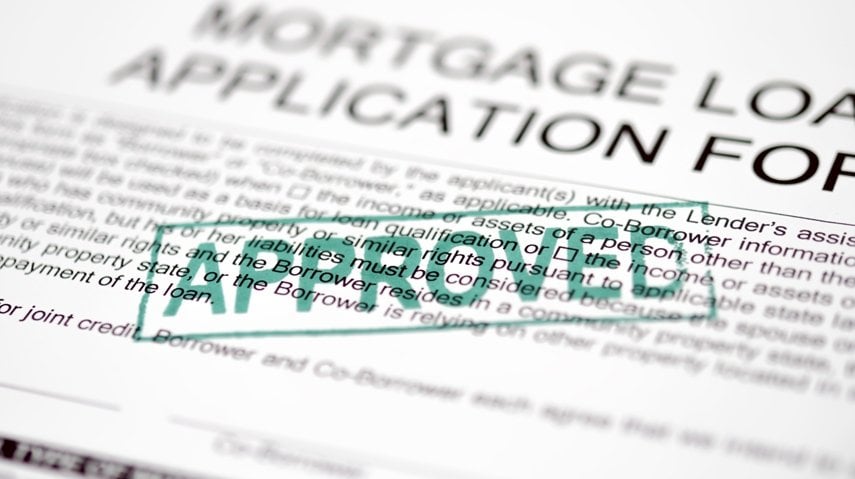 mortgage application form approved