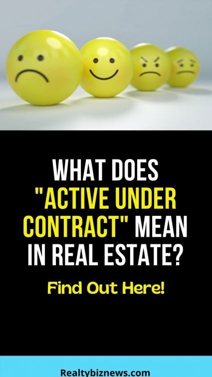 What Does Active Under Contract Mean