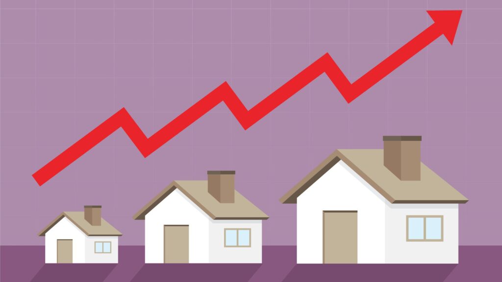 Home prices go up