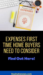 First-time buyer expenses