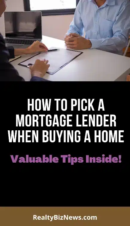 How to Choose a Mortgage Lender