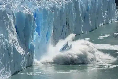 ClimateChange AntarcticMeltingGlacierInAGlobalWarming
