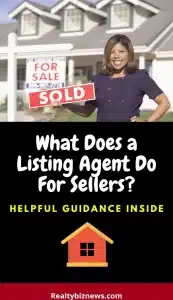 What does a listing agent do