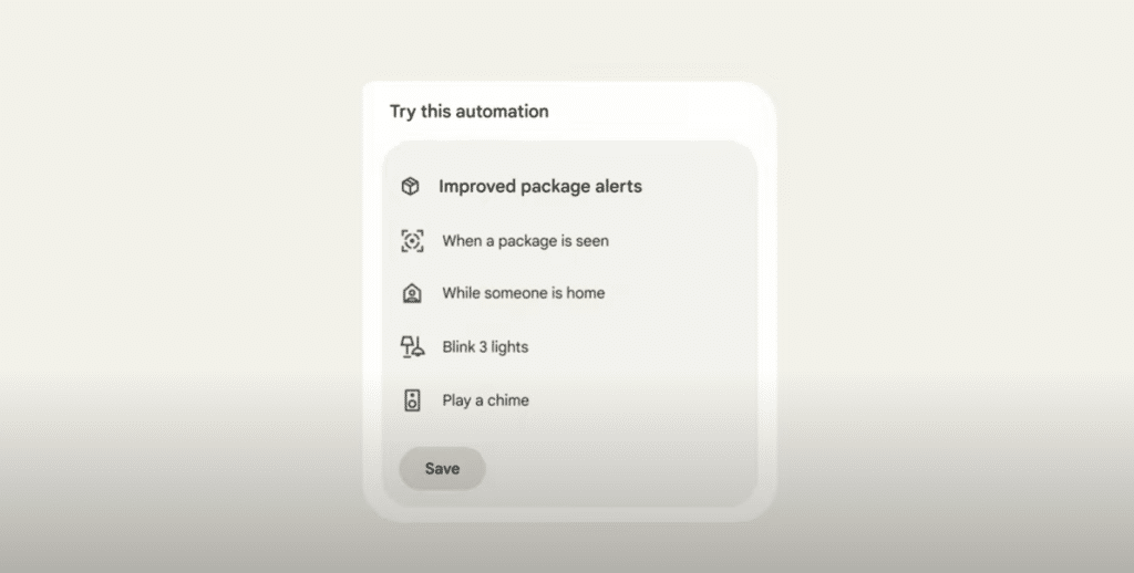 Automation that helps you not miss your packages.
